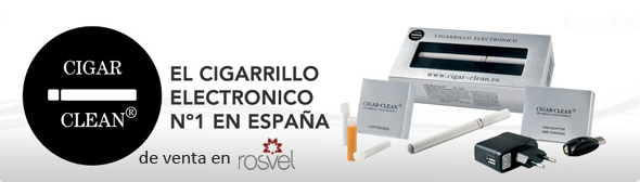 Cigarrillo electrónico Cigar-Clean, disponible en Rosvel Parafarmacia